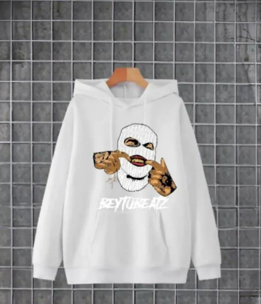 1 Pc Men's Fleece Printed Hoodie