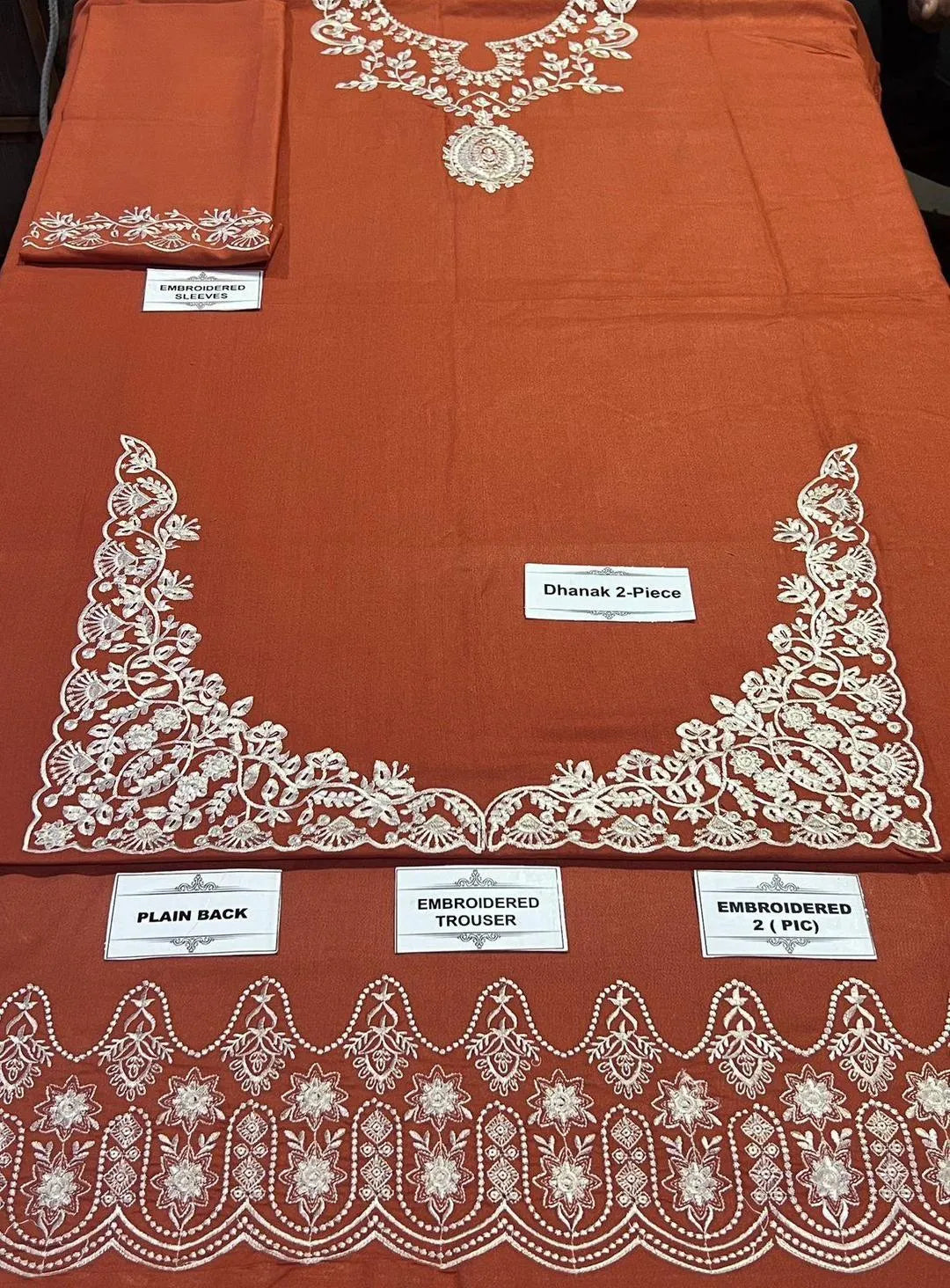 *Product Name*: 2 Pcs Womens Unstitched Embroidered Suit