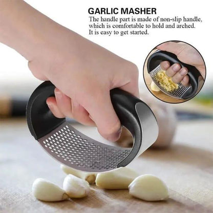 Stainless steel garlic press. 1 Pcs easy to use,ergonomic design for user comfort