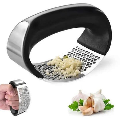 Stainless steel garlic press. 1 Pcs easy to use,ergonomic design for user comfort