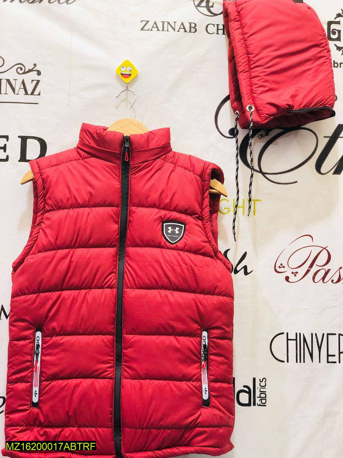 Men's sleeveless parachute jacket