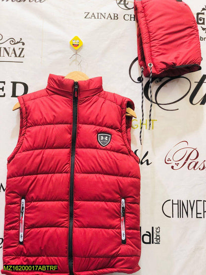 Men's sleeveless parachute jacket