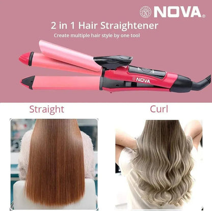 Hair curler and straightener   (smooth salon quality)