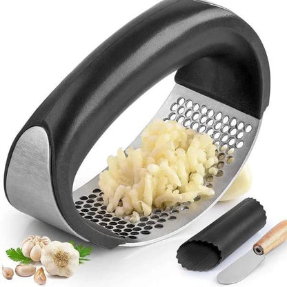 Stainless steel garlic press. 1 Pcs easy to use,ergonomic design for user comfort