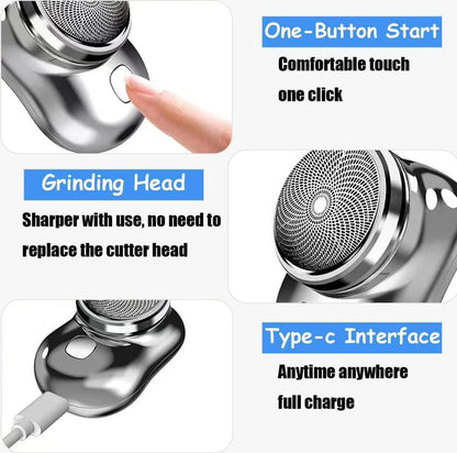 Mini portable electric shaver