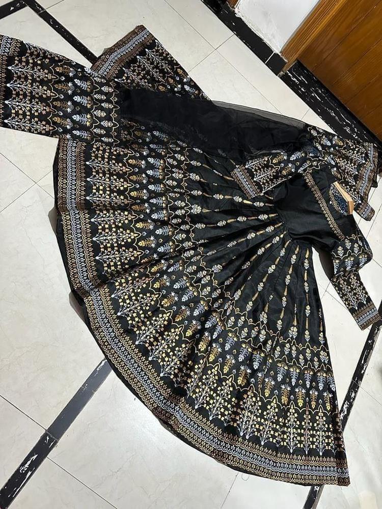 3 pcs women's stitched cotan silk digital print MAXI suit