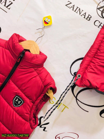 Men's sleeveless parachute jacket